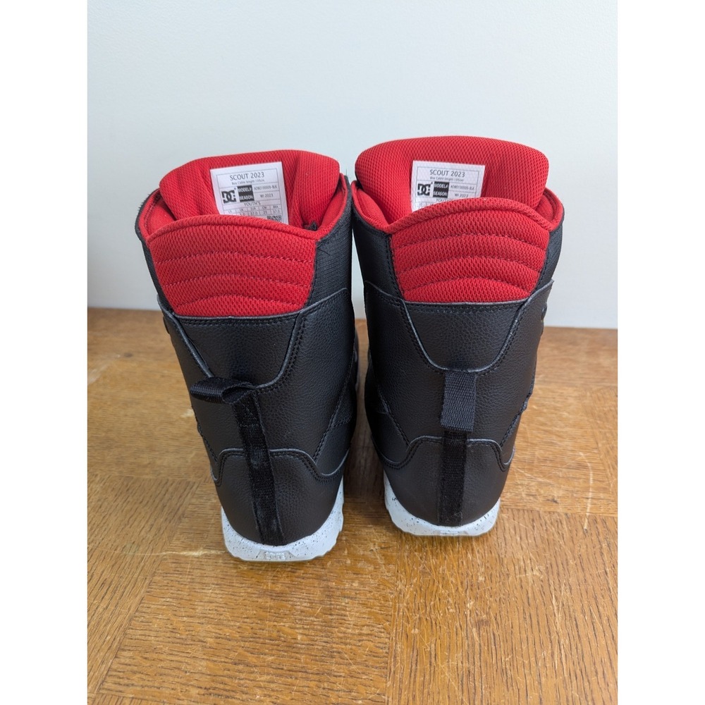 DC Scout 2023 Youth Snowboard Boots Size 6 Black / Red - BOA Closing - Excellent - Picture 3 of 5